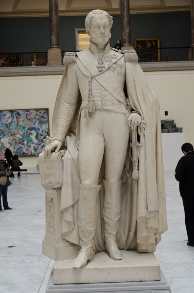 Brussels010313-4824.jpg - Guillaume Geefs, "Le roi Léopold I," 1853. Musées royaux des Beaux-Arts