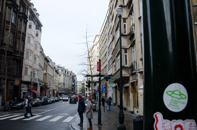 Brussels010213-4681.jpg - Walking to Manneken Pis