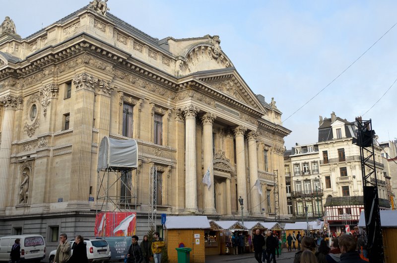 Brussels010213-4703.jpg - Plaisirs d'Hiver Chrismas Market in front of the Bourse / Brussels Stock Exchange