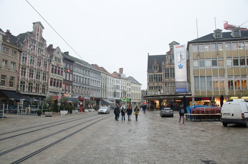 Ghent010513-5061.jpg - Looking North, Korenmarkt, West Side (left edge)
