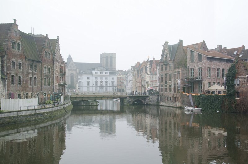 Ghent010513-5103.jpg - Gras brug / Grass Bridge over the Leie river, view looking South West from tourist info office, Ghent