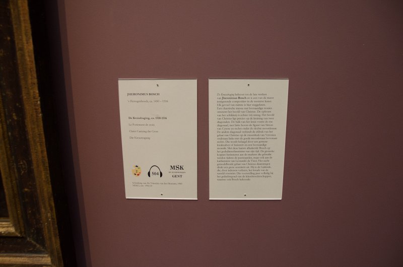 Ghent010513-5203.jpg - "De Kruisdraging / Christ Carrying the Cross," painting by Jheronimus Bosch, 1510-1516.  Museum vooor Schone Kunsten,MSK Museum of Fine Arts, Ghent