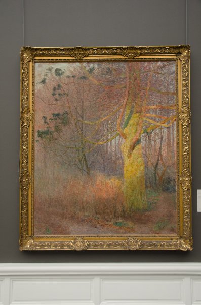 Ghent010513-5198.jpg - "Zonnige boom / Tree in the Sun," painting by Emile Claus, 1900. Museum vooor Schone Kunsten,MSK Museum of Fine Arts, Ghent