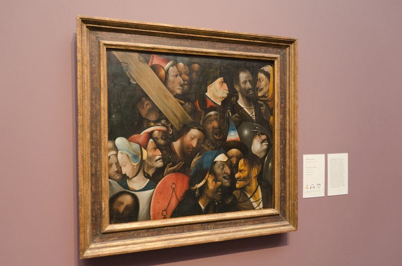 Ghent010513-5202.jpg - "De Kruisdraging / Christ Carrying the Cross," painting by Jheronimus Bosch, 1510-1516.  Museum vooor Schone Kunsten,MSK Museum of Fine Arts, Ghent