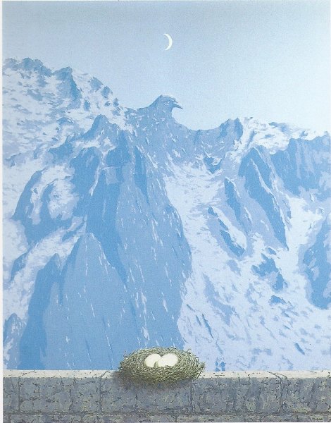 MagriteLeDomaineDArnheim010313.jpg - René Magritte, "Le Domain D'Arnheim," 1962.  Musée Magritte