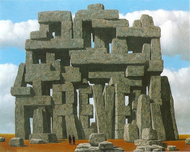 MagritteLArtdeLaConversation010313.jpg - René Magritte, "L'Art de la Conversation," 1950.  Musée Magritte