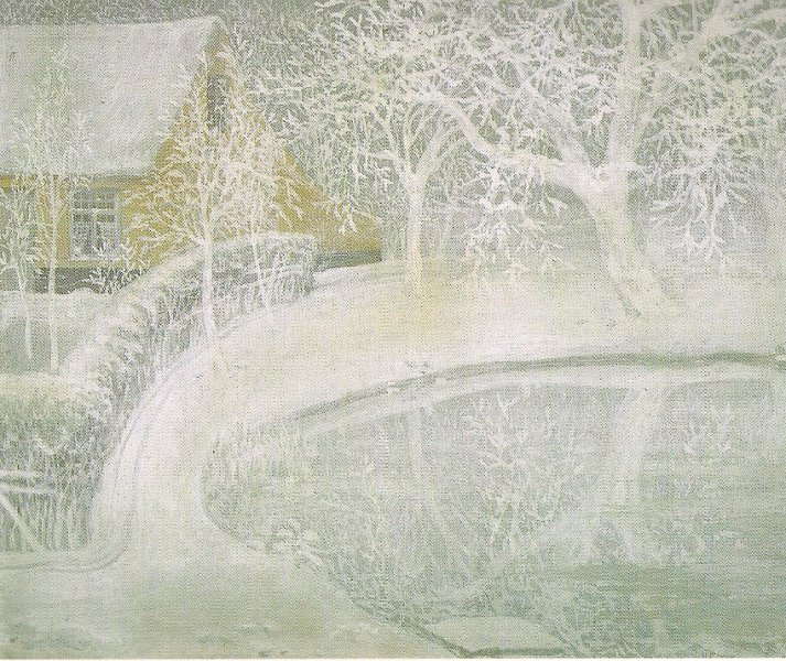 MontaldJardinSousLaNeige010313.jpg - Constant Montald, "Jardin sous la neige." Musées royaux des Beaux-Arts de Belgique