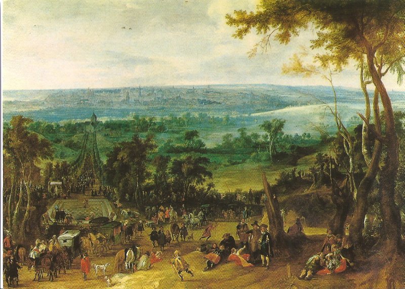 SnayersLaPerlerinageDeLInfanteIsabelleaLeaeken010313.jpg - Pieter Snayers, "Le pèlerinage de l'Infante Isabelle à Laeken," 1632. Musées royaux des Beaux-Arts de Belgique