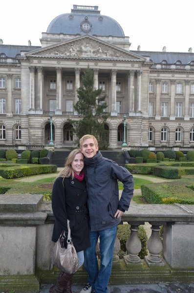Brussels010213-4747.jpg - Mike and Liane, Palais Royal / Royal Palace of Brussels