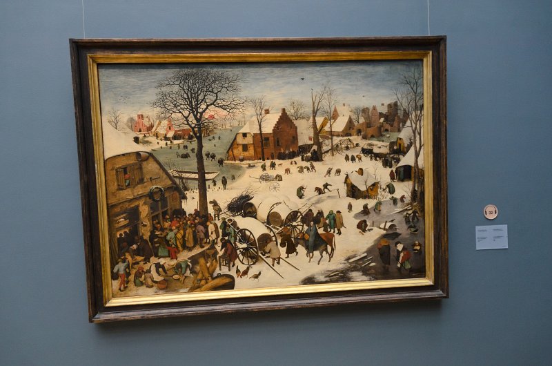 Brussels010313-4821.jpg - Pieter Bruegel I, "Le Dénombrement de Bethléem," 1566. Musées royaux des Beaux-Art