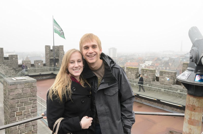 Ghent010513-5118.jpg - Liane and Mike at the Gravensteen  Castle