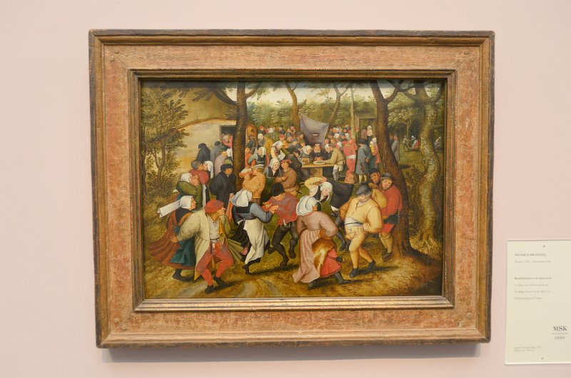 Ghent010513-5210.jpg - Pieter II Brueghel, "Bruiloftsdans in de open lucht/Wedding Dance in the Open Air," 1638, Museum vooor Schone Kunsten,MSK Museum of Fine Arts, Ghent
