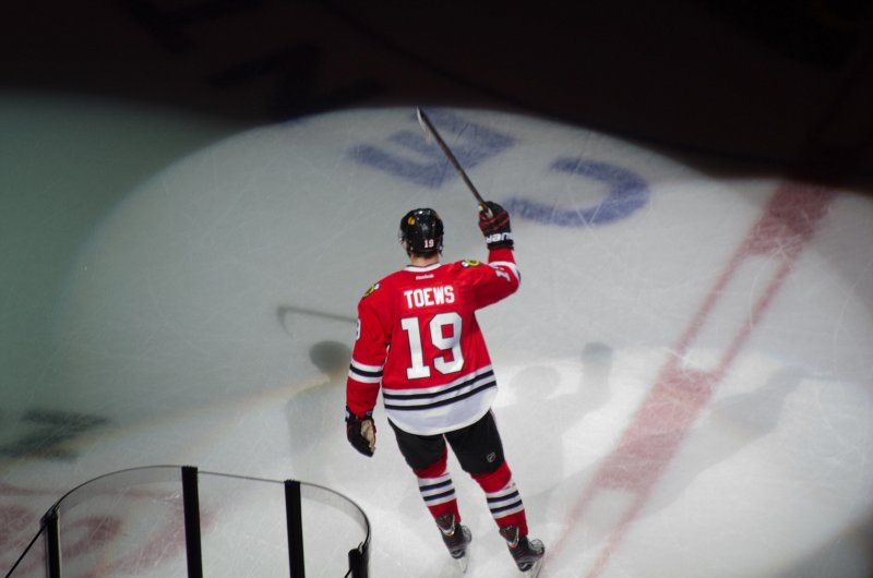 BlackHawks040713-6159.jpg - Player of the game: J. Toews!  Nashville Predators vs Chicago Blackhawks Hockey
