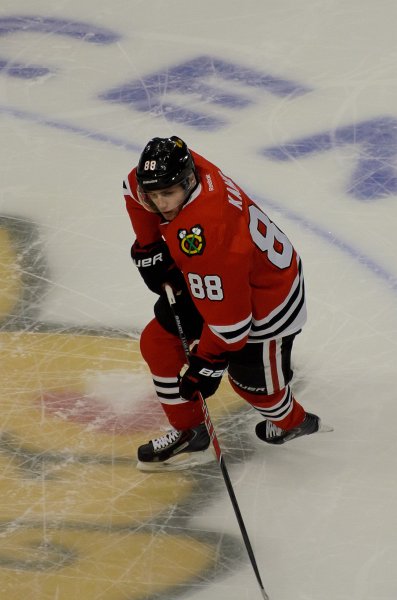 Blackhawks121513-9765.jpg - Patrick Kane. Kings vs Blackhawks hockey, United Center, Chicago