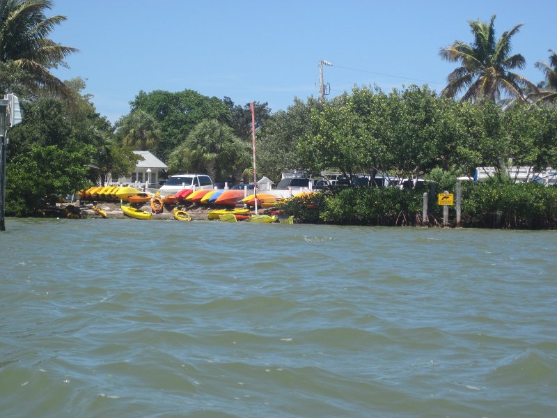 Captiva041813-4856.jpg - Paddling toward McCarthy Marina. Kayaking Around Buck Key