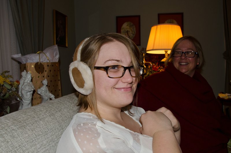 ChristmasEve122413-9908.jpg - Christmas Eve at Grandma and Grandpa's, opening presents around the tree