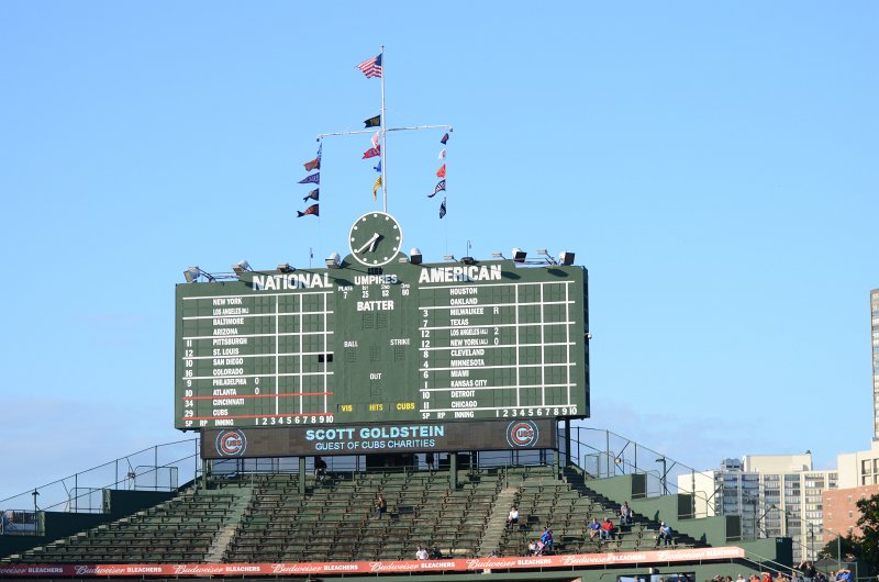 CubsVsReds081313-7958.jpg - Wrigley FIeld scoreboard