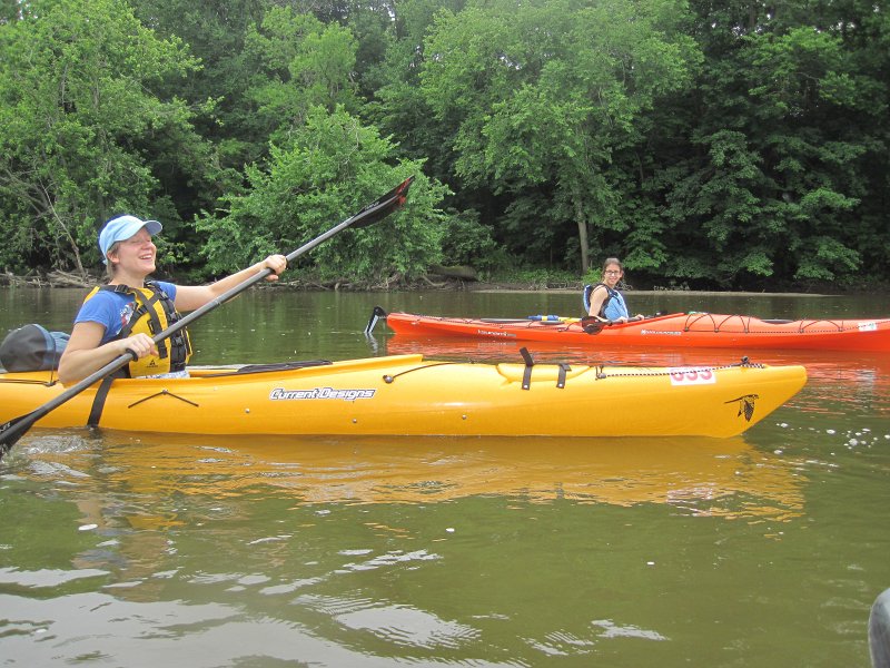 FoxRiverKayak061513-5361.jpg - Emmi and Bin. Kayak Fox River Yorkville to Millington
