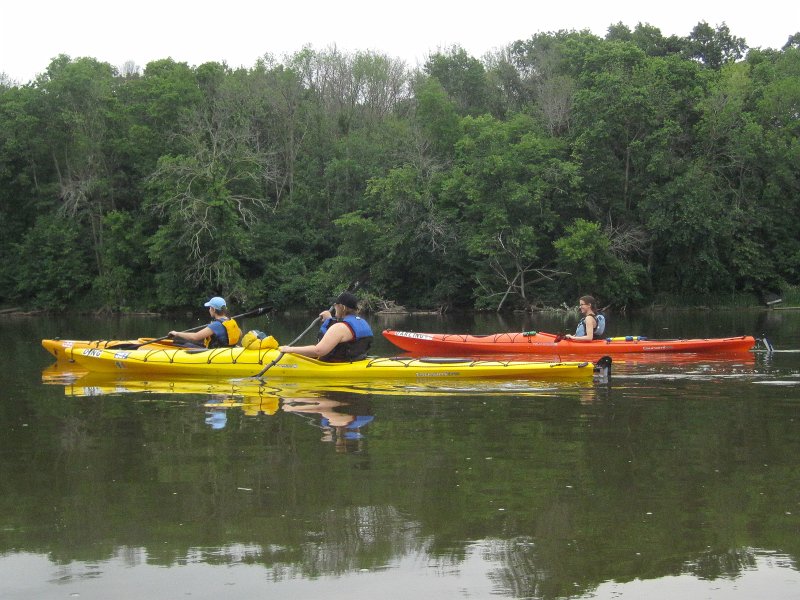 FoxRiverKayak061513-5369.jpg - Emmi, Liz and Bin. Kayak Fox River Yorkville to Millington