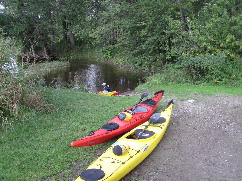 Maine090113-6101.jpg - Davis Park take-out point, Bethel. Kayaking Androscoggin River from Shelburne to Bethel