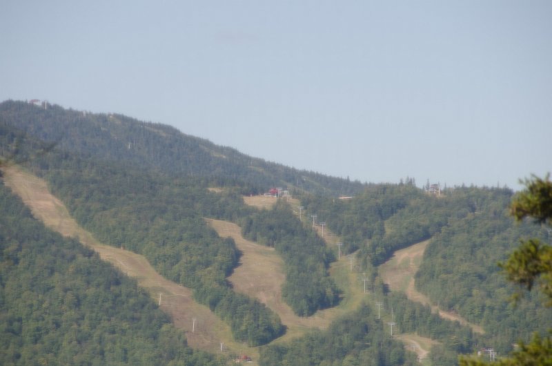 Maine090113-8213.jpg - Looking West from Mount Will to Barker Mountain. Ski trails from Sunday River ski resort