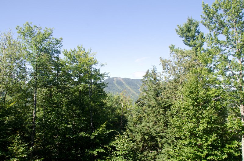 Maine090113-8220.jpg - Looking West from Mount Will to Barker Mountain. Ski trails from Sunday River ski resort