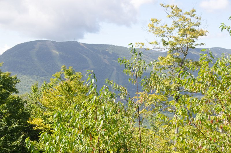 Maine090113-8227.jpg - Looking West from Mount Will to Barker Mountain. Ski trails from Sunday River ski resort
