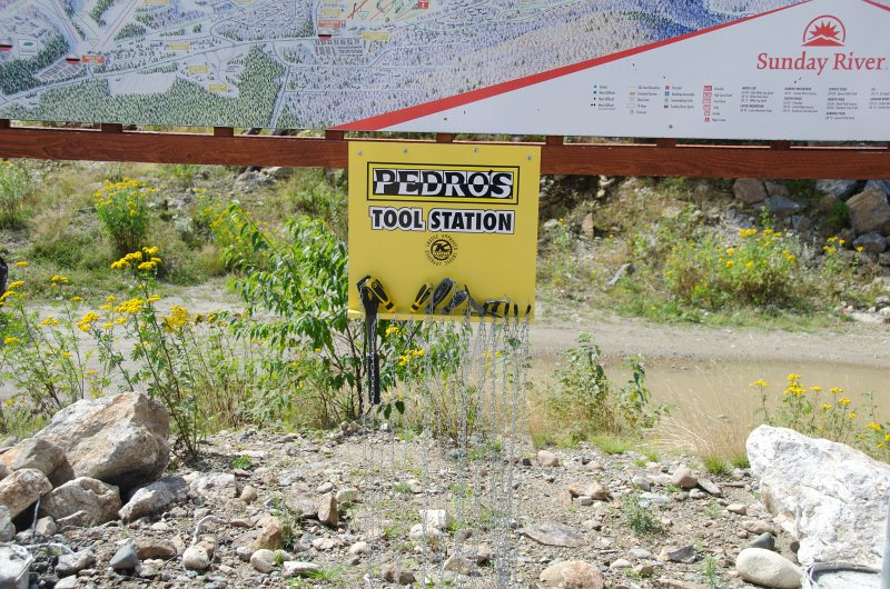 Maine090113-8243.jpg - Tool Station. Sunday River You are here map at North Peak