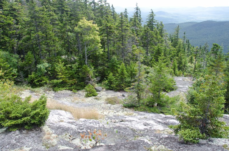 Maine090113-8297.jpg - Look-out point on the backside of Barker Mountain facing west toward New Hampshire and Mount Washington