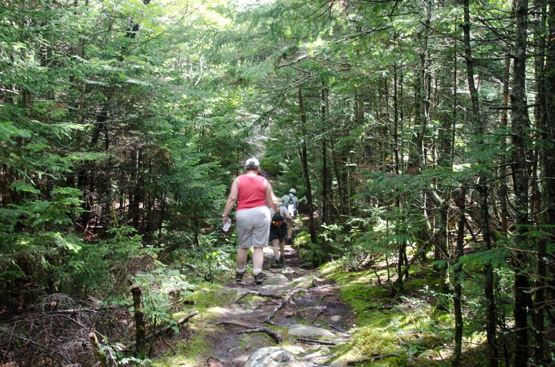 Maine090113-8301.jpg - Hiking  on the Summit Traverse Trail from Barker Mountain to Loche Mountain