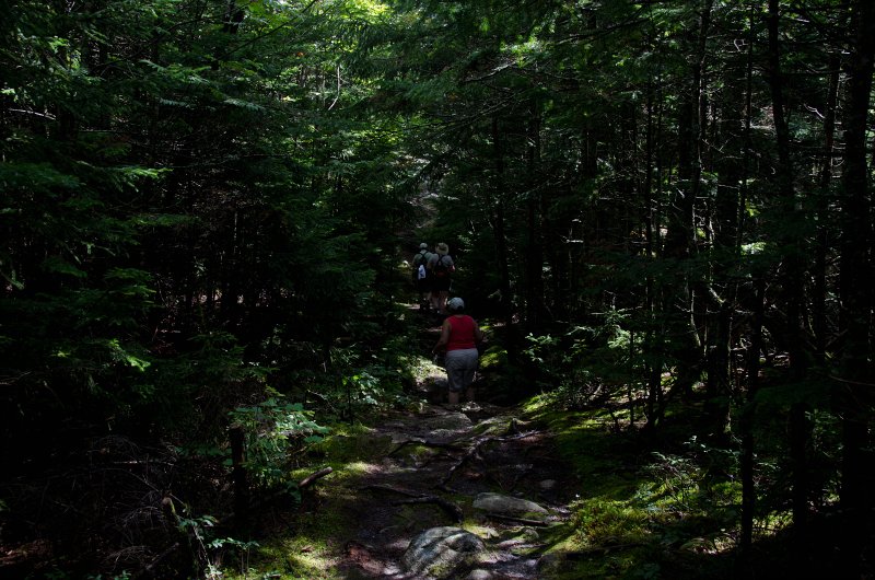 Maine090113-8302.jpg - Hiking  on the Summit Traverse Trail from Barker Mountain to Loche Mountain