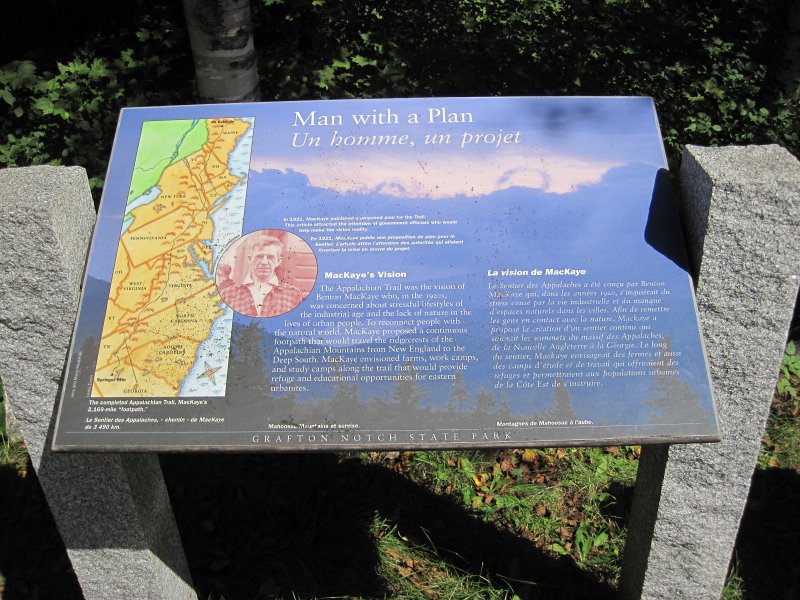 Maine090113-6109.jpg - Man with a Plan. Appalachian Trail at Graphton Notch State Park