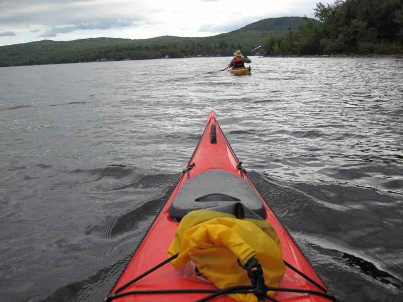 Maine090113-6156.jpg - Kayaking Umbagog Lake, heading south along the west cove to the southern boat launch