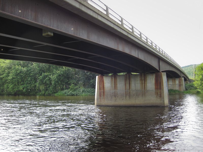 Maine090113-6019.jpg - Meadow Road Bridge, launch point. Kayaking Androscoggin River from Shelburne to Bethel