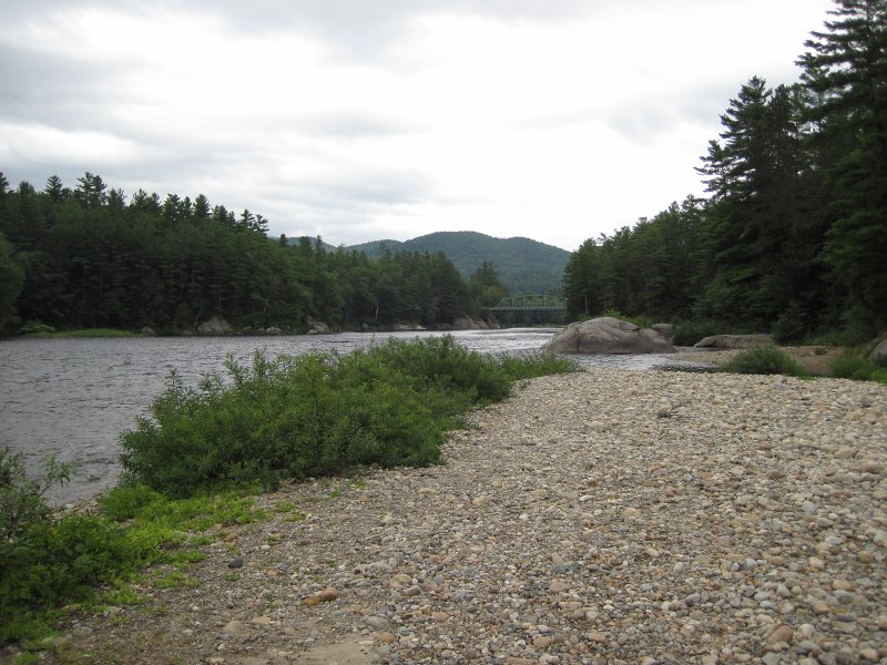 Maine090113-6070.jpg - Lunch break at Gilead.  Stopped just up stream from the Gilead Bridge. Kayaking Androscoggin River from Shelburne to Bethel