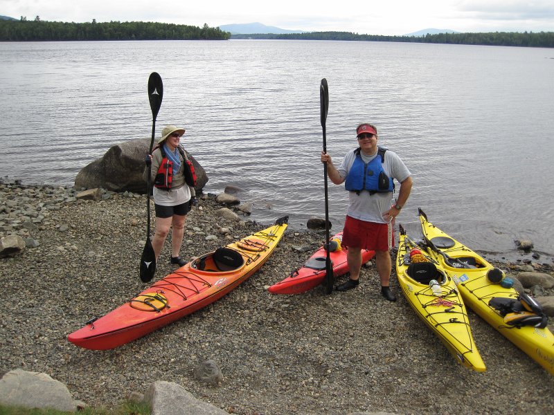 Maine090113-6160.jpg - Leslie and Jack, just Kayaked Umbagog Lake