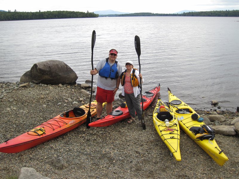 Maine090113-6166.jpg - Jack and Cathie after kayaking Umbagog Lake