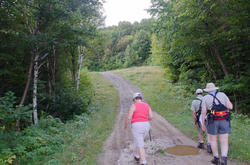 Maine090113-8248.jpg - At North Peak walking south along Three Mile Trail to Barker Mountain, Sunday River