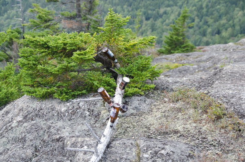 Maine090113-8310.jpg - Look-out point on the backside of Barker Mountain facing west toward New Hampshire and Mount Washington