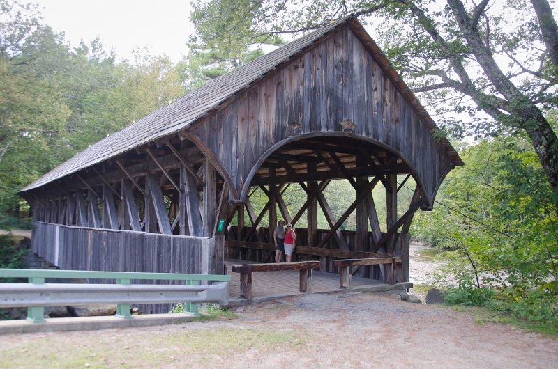 Maine090113-8346.jpg - Leslie and Cathie, Sunday River Covered Bridge