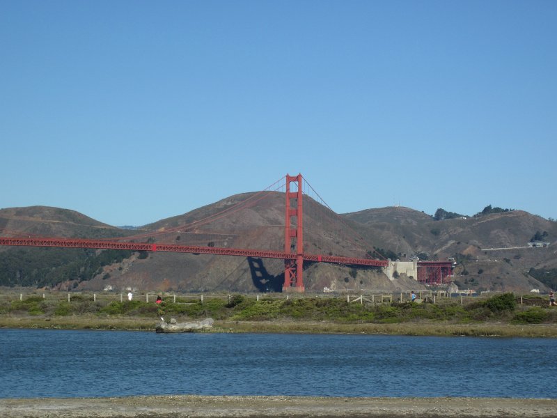 SanFrancisco100313-6242.jpg - Golden Gate Bridge viewed from Crissy Field Marsh. Biking the Golden Gate Bridge to Sausalito