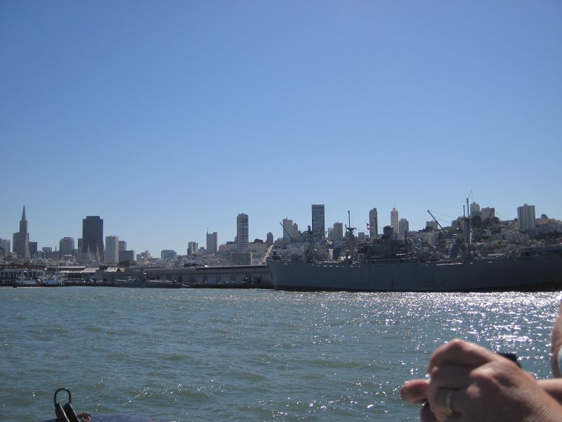 SanFrancisco100313-6305.jpg - USS Pampanito seen from the Sausalito Ferry to San Francisco