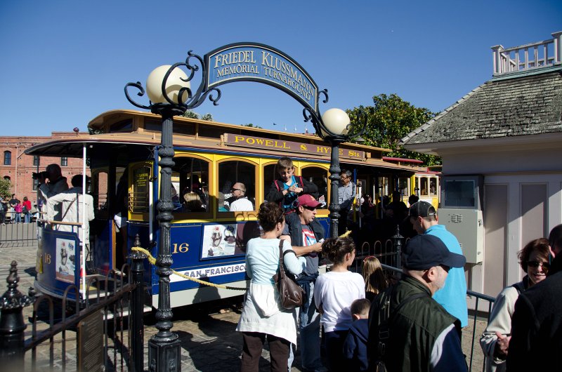 SanFrancisco100313-8650.jpg - At the Powell-Hyde Cable Car Terminus at Victoria Park near Fisherman's Wharf