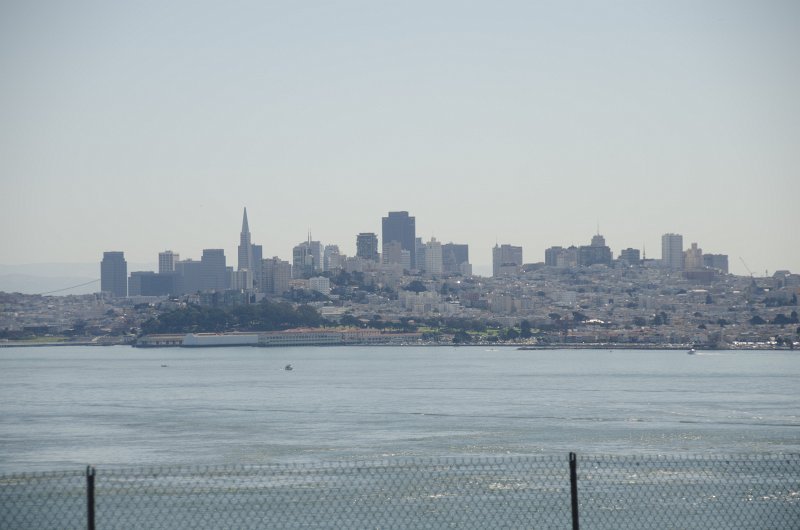 SanFrancisco100313-8800.jpg - View of San Francisco skyline from the Golden Gate Bridge. Hop-on Hop-off bus tour of San Francisco