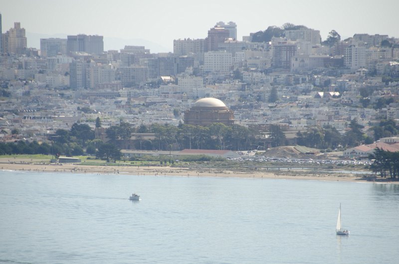 SanFrancisco100313-8806.jpg - View of San Francisco skyline from the Golden Gate Bridge. Hop-on Hop-off bus tour of San Francisco