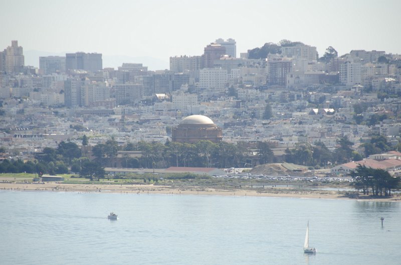 SanFrancisco100313-8808.jpg - View of San Francisco skyline from the Golden Gate Bridge. Hop-on Hop-off bus tour of San Francisco