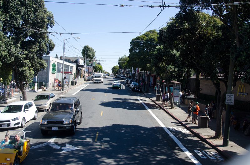 SanFrancisco100313-8844.jpg - Driving through Haight-Ashbury. Hop-on Hop-off bus tour of San Francisco