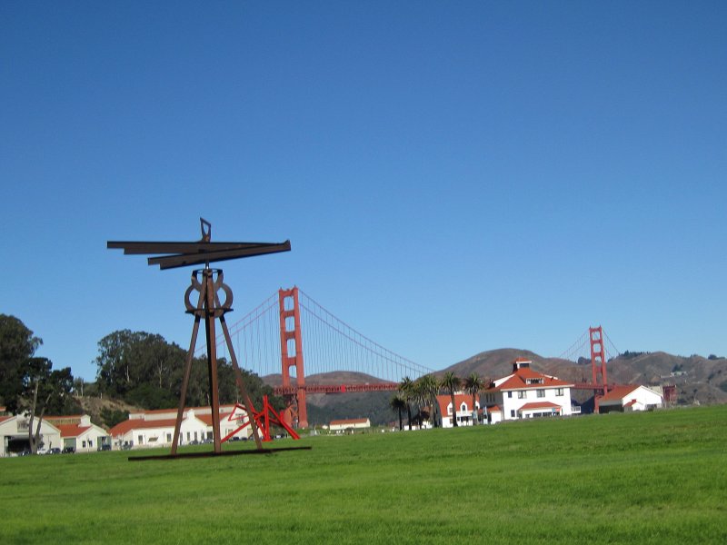 SanFrancisco100313-6245.jpg - View of the Golden Gate Bridge, viewed from Crissy Field while biking on west on Mason street toward the Golden Gate Bridge to Sausalito