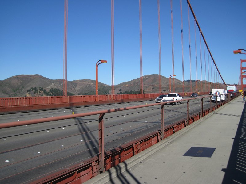 SanFrancisco100313-6263.jpg - Heading North on the Golden Gate Bridge, heading to  to Sausalito
