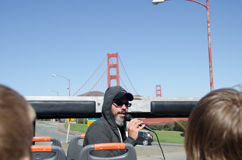 SanFrancisco100313-8753.jpg - Riding the tour bus over the Golden Gate Bridge. Hop-on Hop-off bus tour of San Francisco